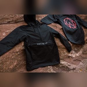 Alison Wonderland reflective windbreaker jacket.